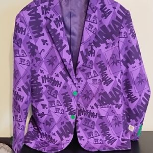 Batman The JOKER Purple Graphic Men's 2pc Suit